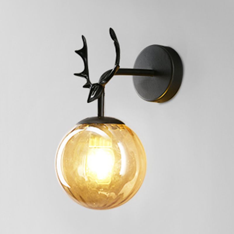 Modern Glass Wall Light Scone Creative Wall Light Fixture for Bedroom