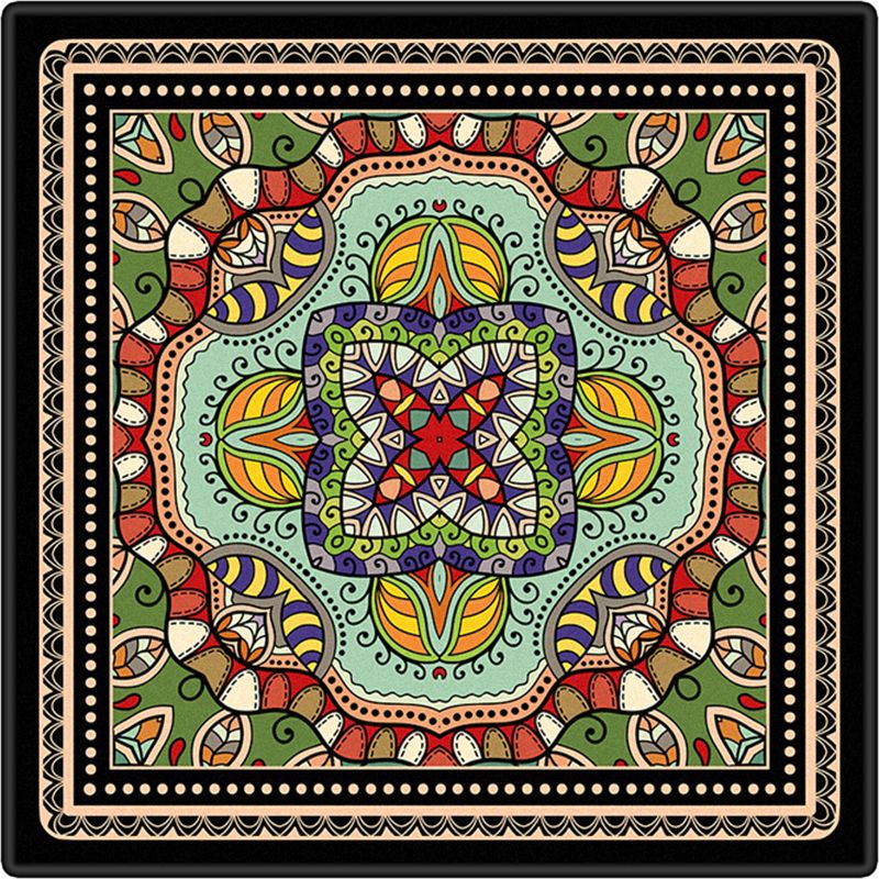 Alfombra floral simétrica moderna Alfombra de alfombras marroquíes de estilo marroquíes múltiples para habitación