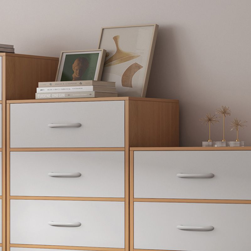 Contemporary Matte Finish Dresser Bedroom Wood Storage Chest