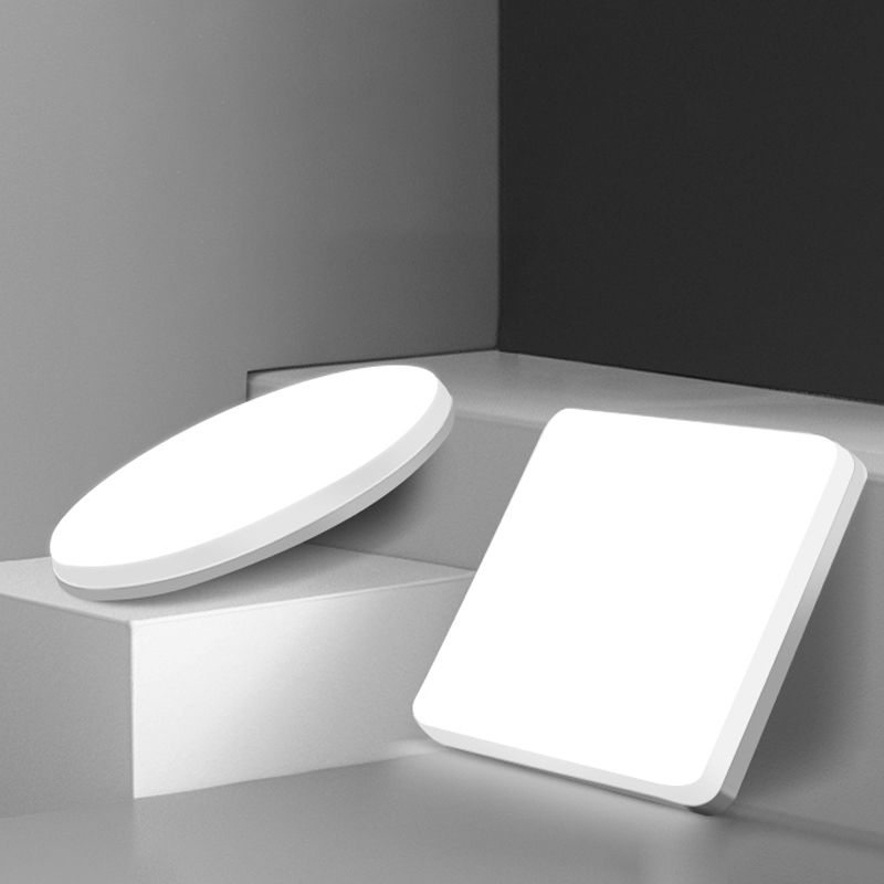 Geometry Shape LED Ceiling Lamp Modern Acrylic 1 Light Flush Mount for Kitchen