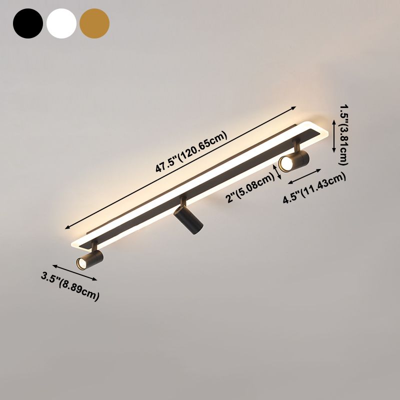 LED Flush Mounted Ceiling Lights Modernist Flush Mount Lighting with Spotlights