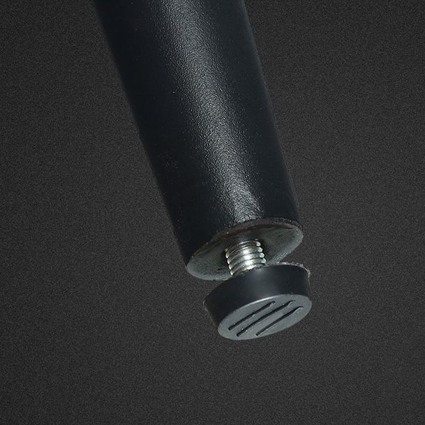 Einfachheitstil Home Sintered Stone Esstisch 4 Beine Kohlenstoffstahl Basis Rechtecktisch