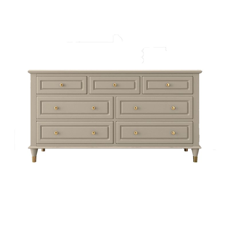 Glam Horizontal Storage Chest Bedroom 16.2" Wide Wooden Chest with Drawers