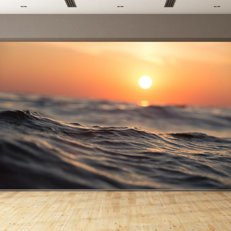 Beautiful Sea Wall Decor Mural Moisture Resistant Living Room Wall Covering