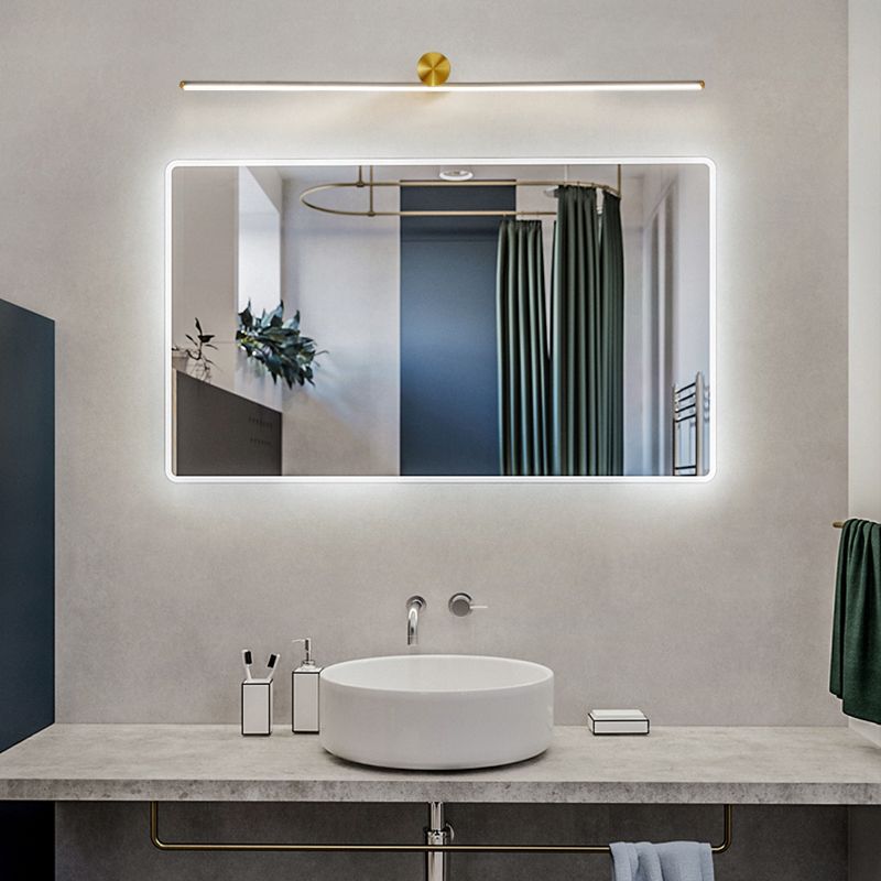 Modern Mirror Front Lighting LED Wall Mounted Light with Silicone Shade