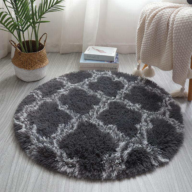 Synthétique à imprimé géométrique multicolore Synthétique relaxant tapis relaxant Tymage résistant à glisser le tapis lavable pour la maison