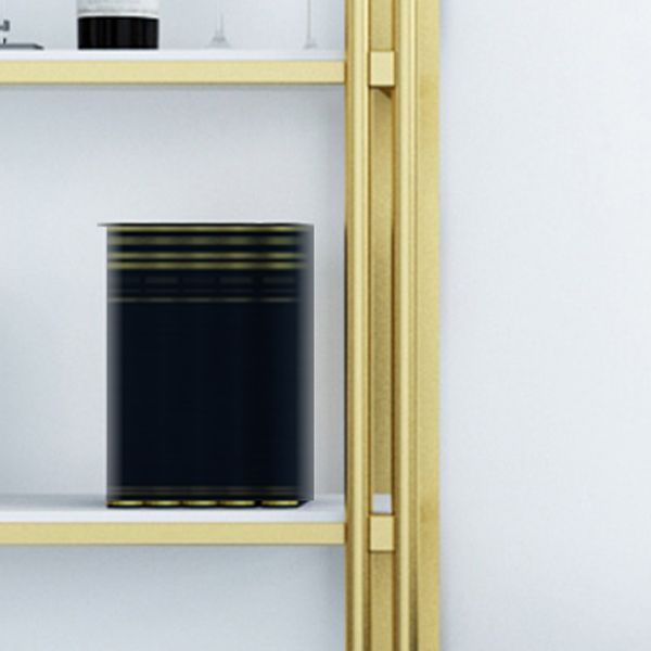 Libreria in stile glam libreria aperta oro per l'ufficio e la sala da studio