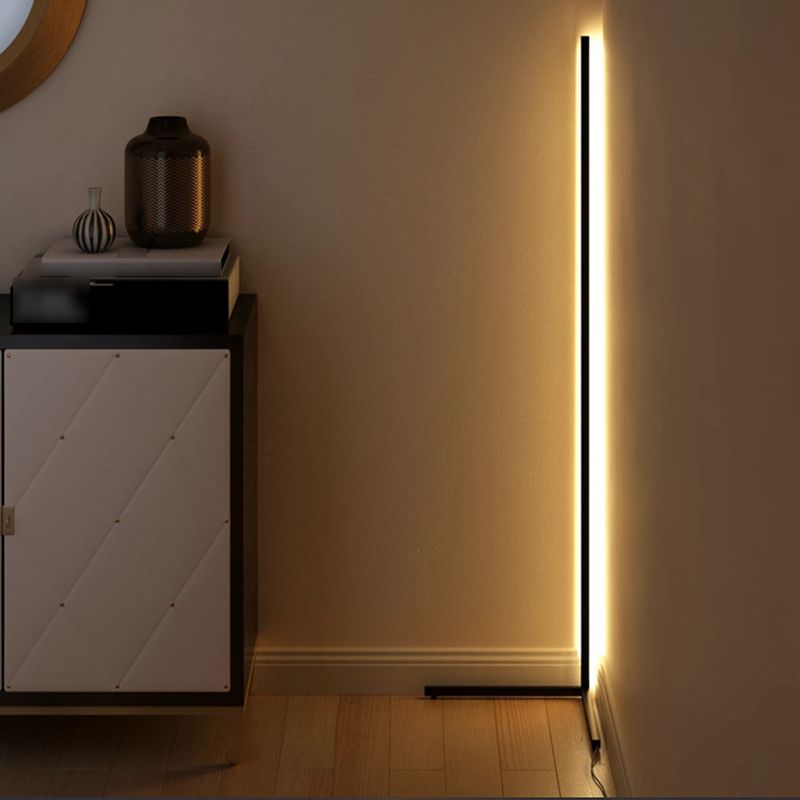 Lámpara lineal de estilo contemporáneo 1 lámpara de luz de luz