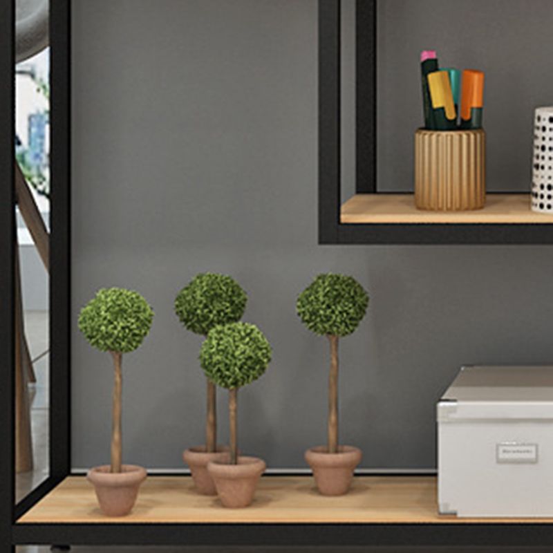 11.8" W X 78.7" H Glam Bookcase Metal Vertical Book Shelf for Bedroom