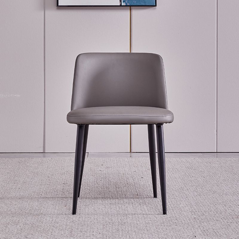 Faux Leather Kitchen Dining Chairs Contemporary Upholstered Dining Chairs