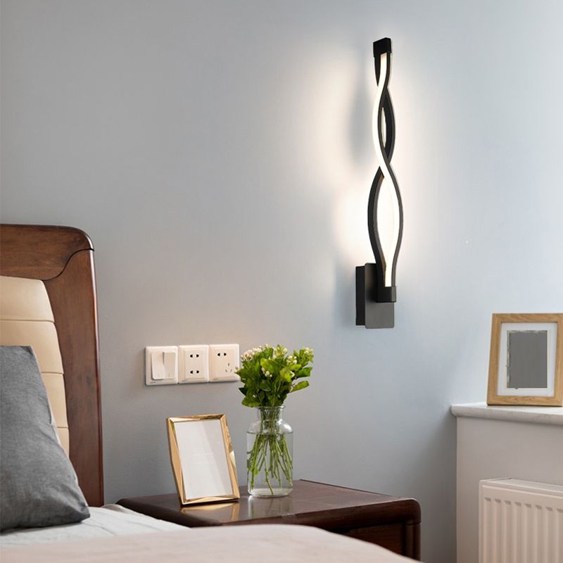 Luz de pared de la sala de estar Minimalismo moderno LED 2 Ligera de montaje de pared