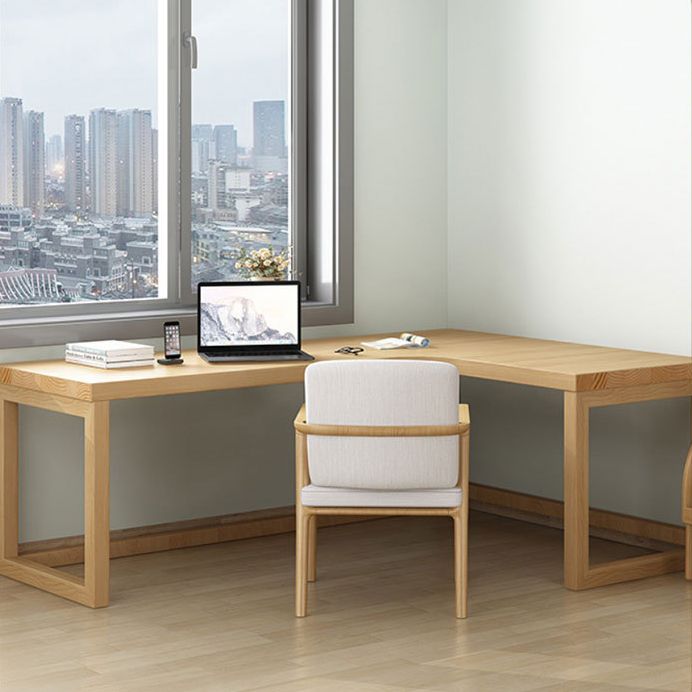 Modern Minimalist Wood Office Desk 29.6" H Writing Desk for Office and Living Room
