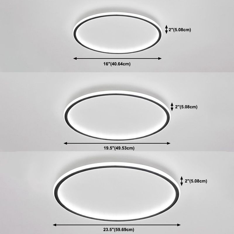 Zwart/Goud/Wit LED-plafondlamp Modern inbouwarmatuur
