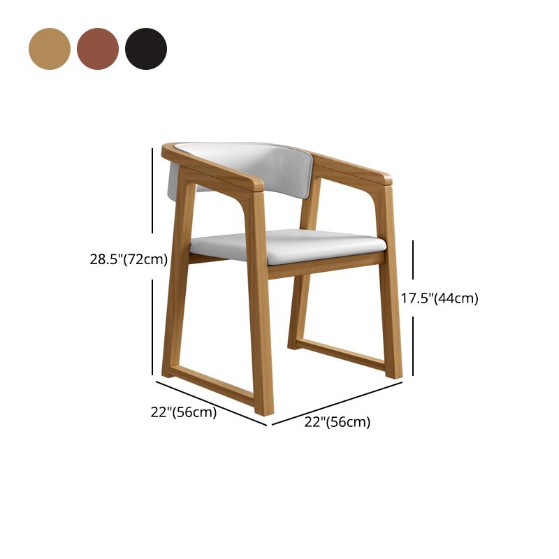 Modern Style Dining Chairs Solid Wood Side Chairs for Dining Room