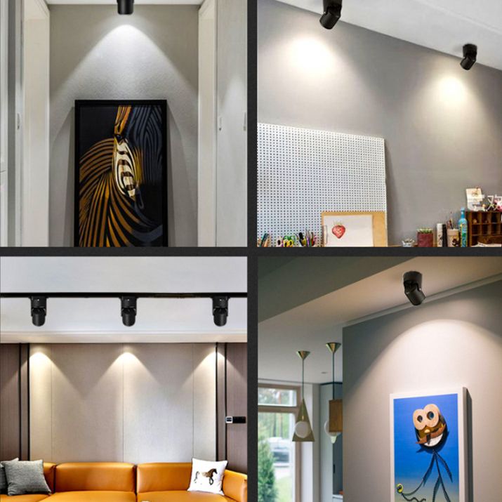 Zylindrische Galerie Spotlight Aluminium Nordic LED Downlight Flush Mount Beleuchtung