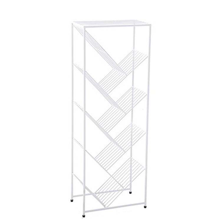 Invisible Bookshelf Open Back Contemporary Style Bookcase for Home and Office