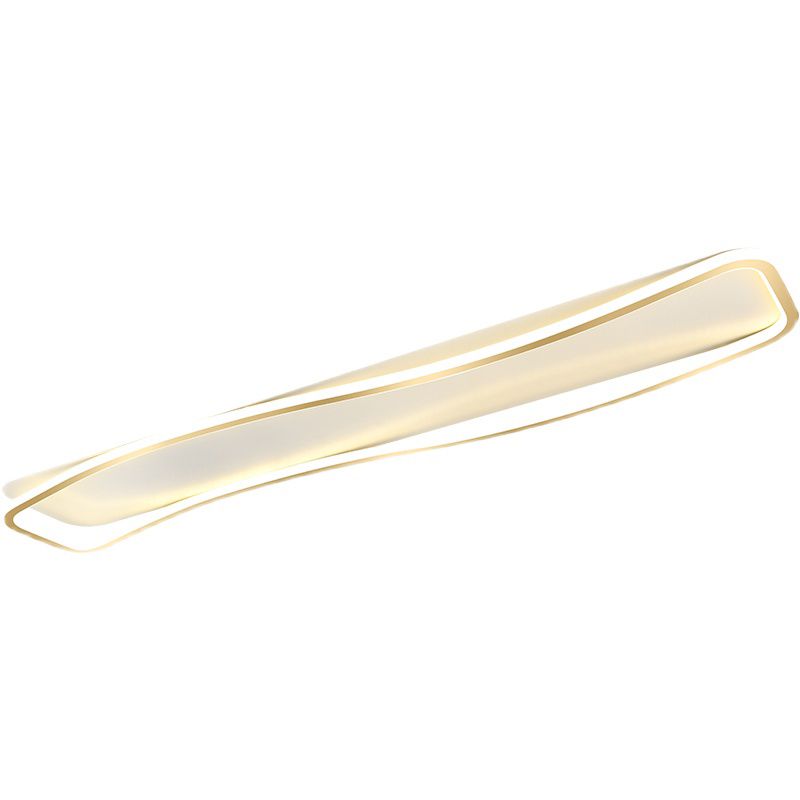 Modern Linear Ceiling Light Simple LED Ceiling Mount Lamp for Living Room Bedroom