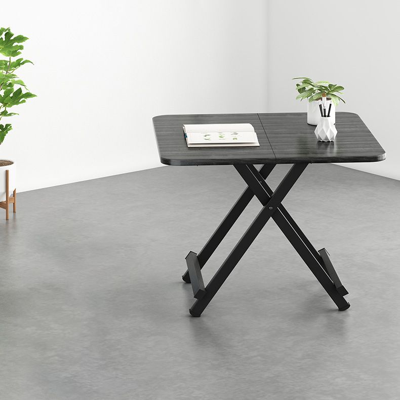 Modern Wooden Dining Room Set Round Space-Saving Design Dining Table Furniture