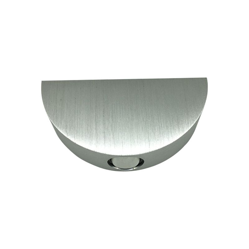 Zilveren halfcirkel wandlichtkit Minimalistische aluminium LED SCONCE-verlichting in blauw/rood/multi-gekleurd licht