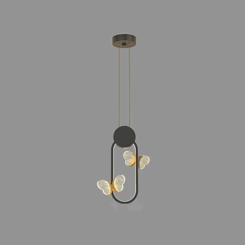 Pendance à cadre métallique en une lumière moderne
Éclairage pendentif pour la chambre