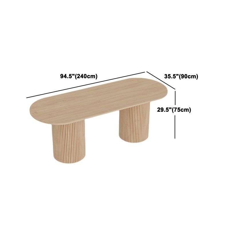 Contemporary Solid Wood Dining Table Set 1/5/7 Pieces Home Dining Room Set
