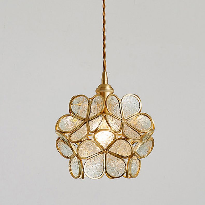 LED contemporain suspendu aux fleurs en forme de fleur