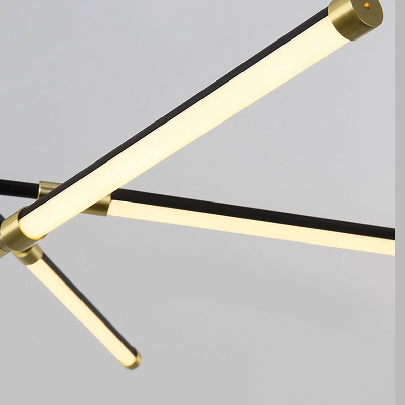 Postmodern metalen multi-tier kroonluchter verlichtingsarmatuur LED kroonluchter hanger voor zitkamer