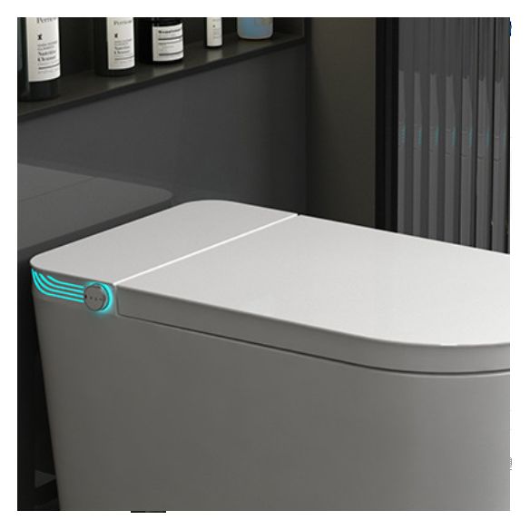 One Piece Toilet Modern Flush Toilet Floor Mounted Siphon Jet ABS Toilet Bowl