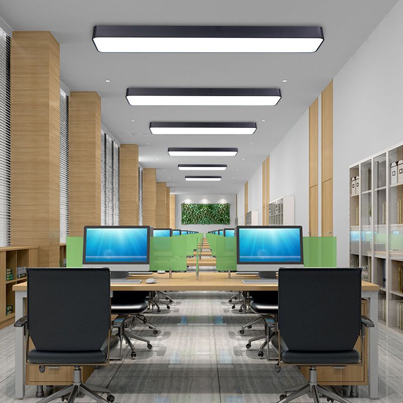 Modern Style Acrilico LED Flush Light Office Massimale Montato Light con 1 Luce