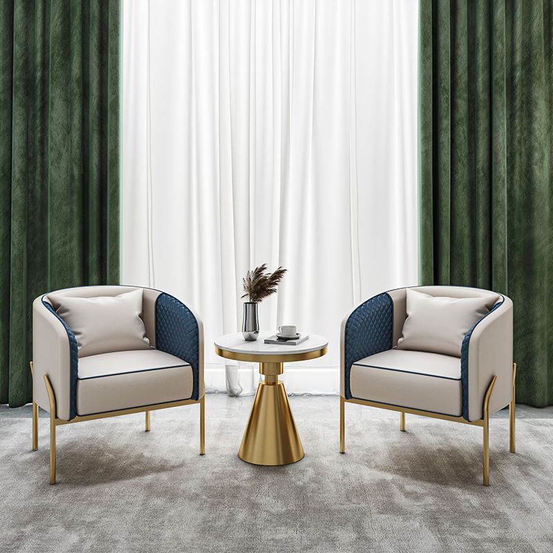 Silla de comedor tapizada sin brazos del metal de Glam que cena la silla lateral para el uso del restaurante