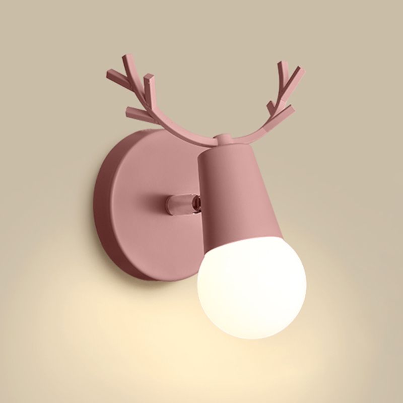 Modern Style Geometric Wall Mounted Lamps Metal 1 Light Wall Light Sconces