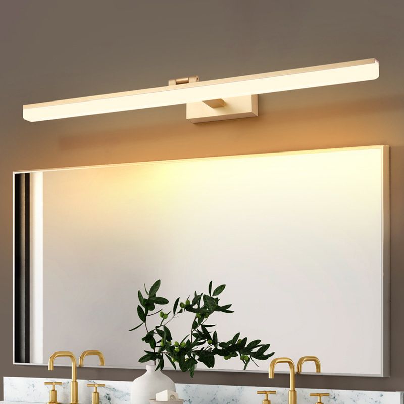 Modern Simple Style 1-Light Linear Shade Wall Sconce Mirror Wall Lighting