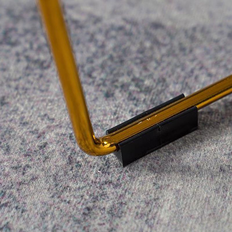 Cross Leg Base Design White/grey Faux Wood Top Metal Iron Round Coffee Table