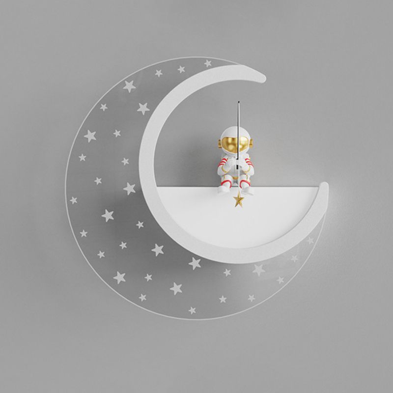 Children Wall Mount Light LED Resin Wall Light with Acrylic Shade for Kid's Room