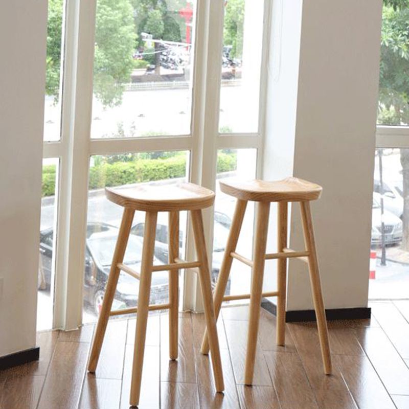 Industriële stijl houten barkrukkrukkrukken voorstoel kruk voor keukenbar