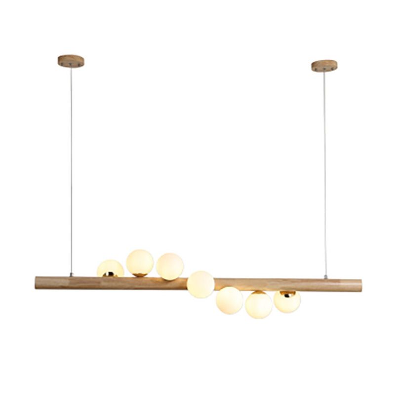 Spherical Large Kitchen Pendant Lights Glass Modern Simplicity Island Chandelier Lights for Dining Table