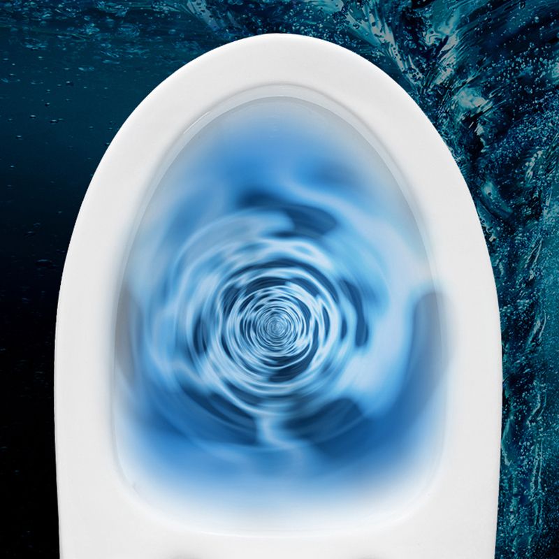 Modern Ceramic Toilet Bowl Floor Mounted Urine Toilet with Seat for Washroom