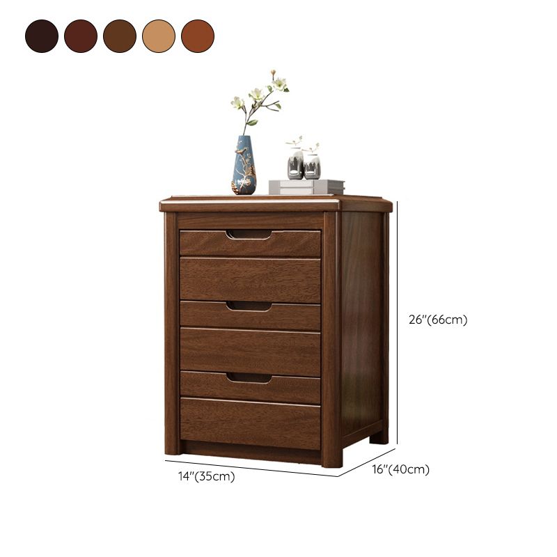 15.6-inch Width Storage Chest Solid Wood Contemporary Dresser