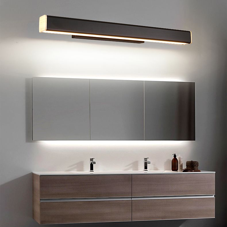 Rechteck Waschtischwandleuchten moderner minimalistischer Acryl -Ein Eitelkeitslicht