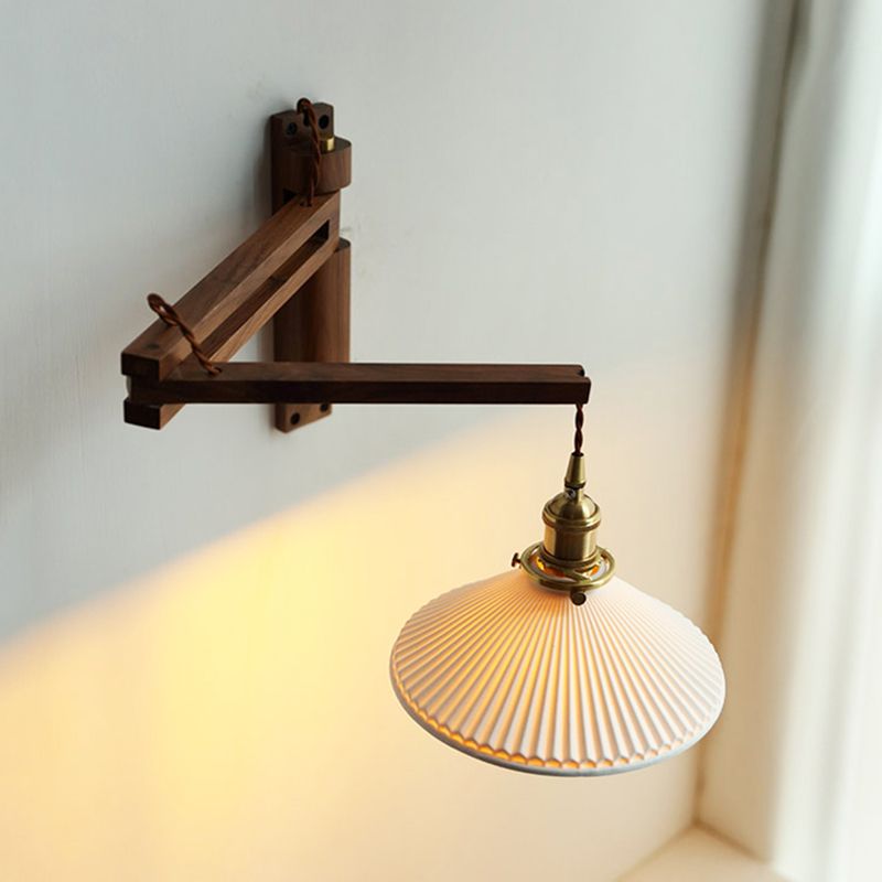 Modern Wood Wall Sconce Bedroom Study Room Lighting Bar Indoor Light