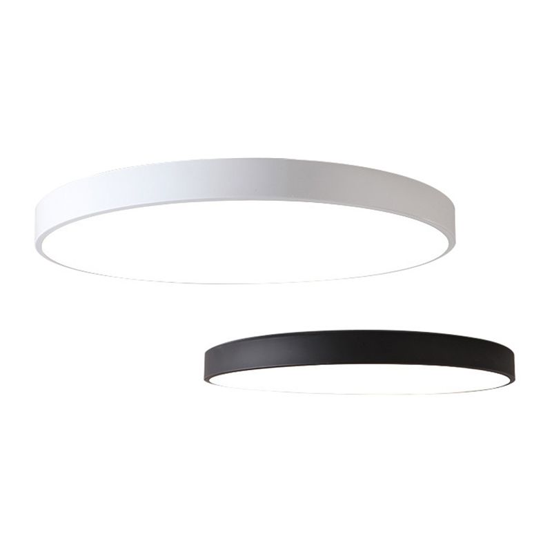 Circular Flush Mount Ceiling Lighting Fixture Modern Acrylic Flush Mount