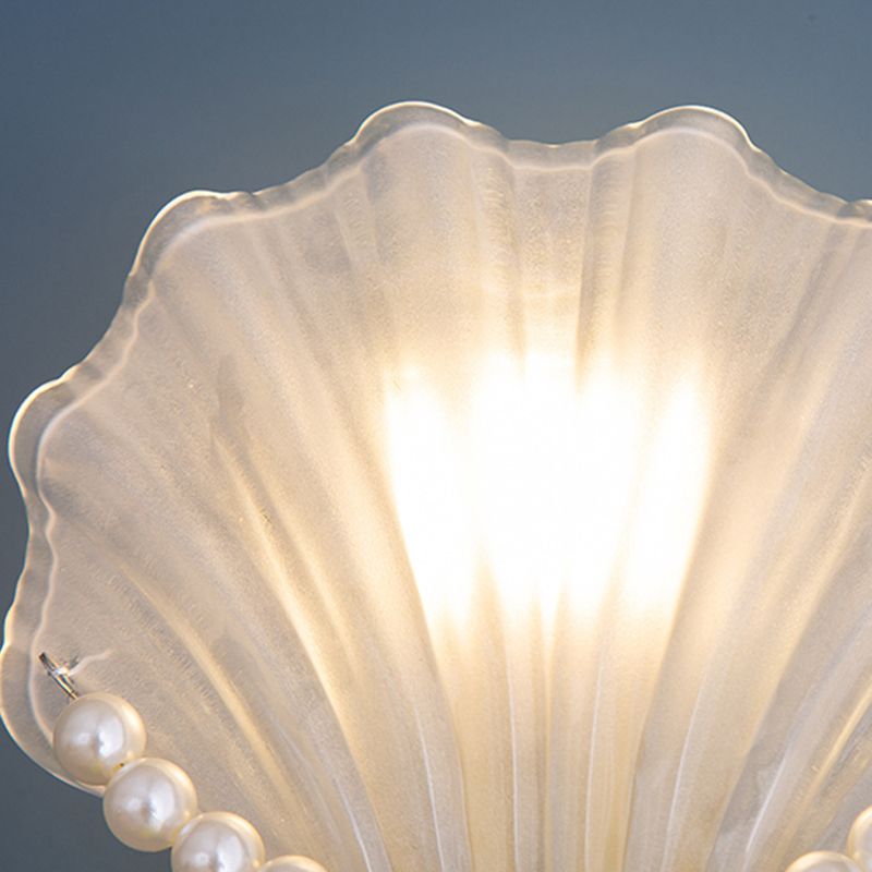 Golden Finish Single Contemporary Wall Mounted Sconce Glass Wall Light