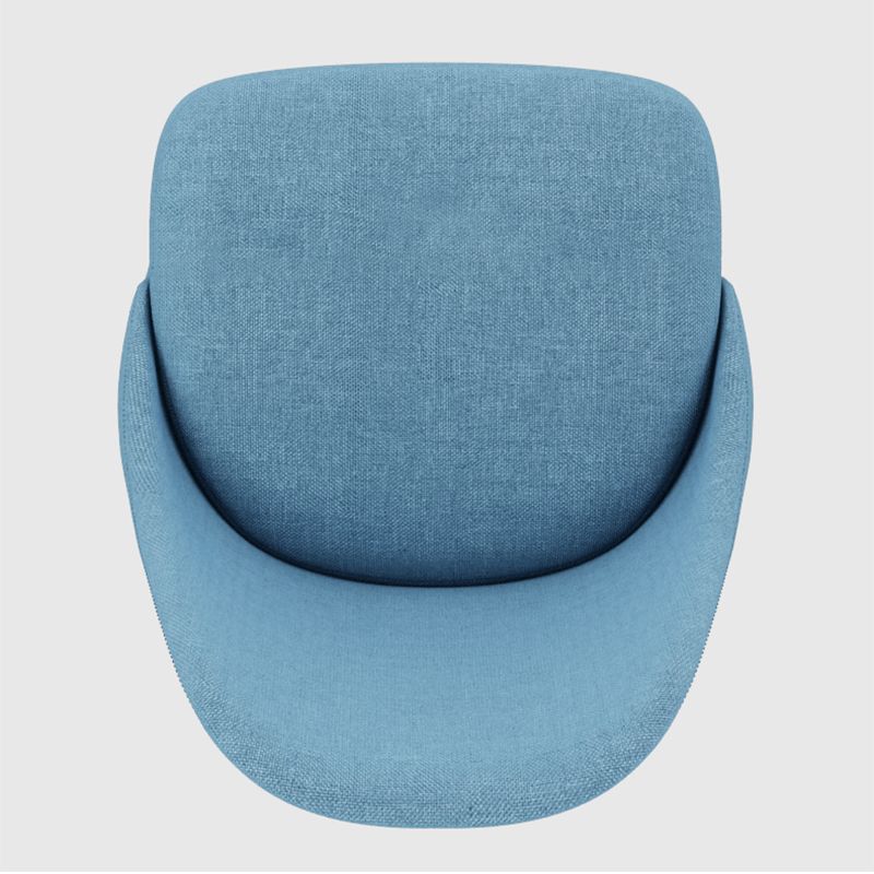 Armless Chair 17.7" L x19.6" W x31.4" H Solid Wood Frame Chair for Living Room