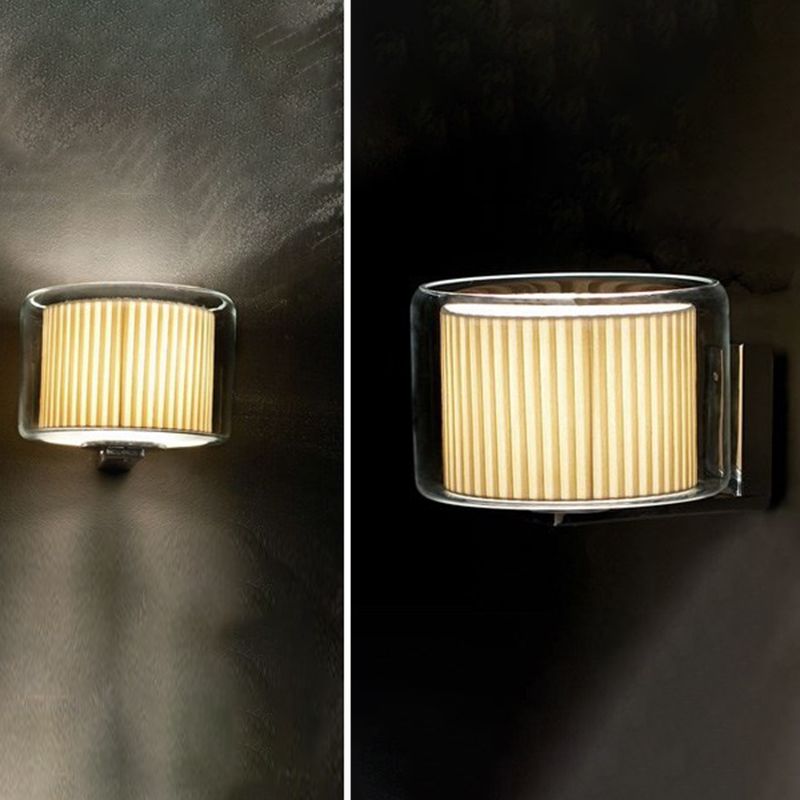 Modern Wall Lamp Household Clear Glass Wall Mount Lighting for Sitting Room
