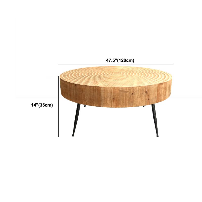 Scandinavian 1 Single Coffee Table Solid Wood Cocktail Table