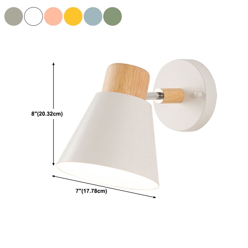 Modern Cone Shape Wall Sconce Lights 1 Light Wall Light for Dining Room