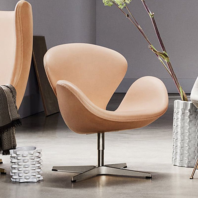 Arms Included Accent Armchair with Split Back, 26.38" W √ó 28.35" L √ó 31.50" H