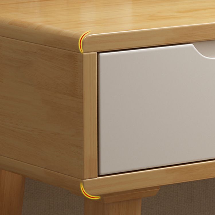 1/4-Drawer Wooden Vanity Makeup Table Set Vanity Stool - 53.15" H