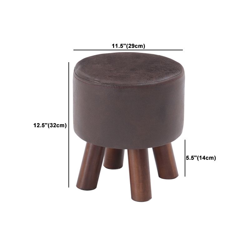 Modern Pure Color Standard Stain Resistant Leather Indoor Standard