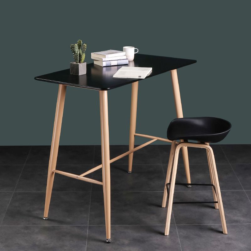 Bar Height Pub Table Industrial Bar Table for Living Room Use